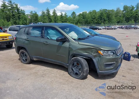 2018 Jeep Compass Sport 4X4 из США, поврежденный, VIN 3C4NJDABXJT391141